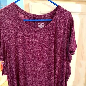 Cap sleeve sweater style shirt